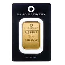 Gold Bar Rand Refinery Elephant - 1 oz 4004.00 per troy oz