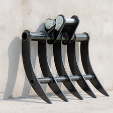 Mini Excavator Accessory 450mm Rake Suitable For 1-1.8 Ton Small Excavators