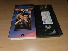 Top Gun (VHS, 1986) Tom Cruise, Kelly McGillis Navy Paramount Vintage