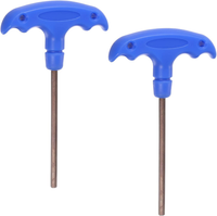 2Stk H4 T-Griff Sechskant SchlüSsel SchraubenschlüSsel 4Mm S2 Stahl T-SchlüSsel
