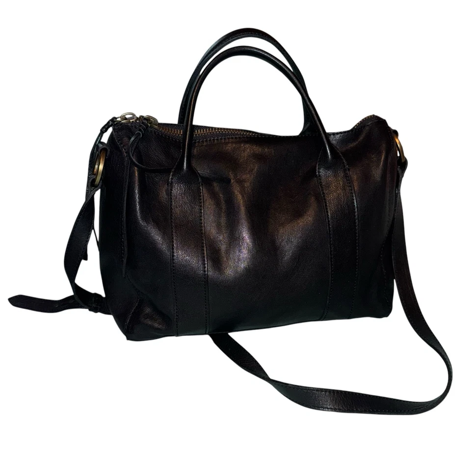 Bolso Bandolera Bolso Bandolera MADEWELL The Prague Cuero Negro AGOTADO Foto 4 de 4