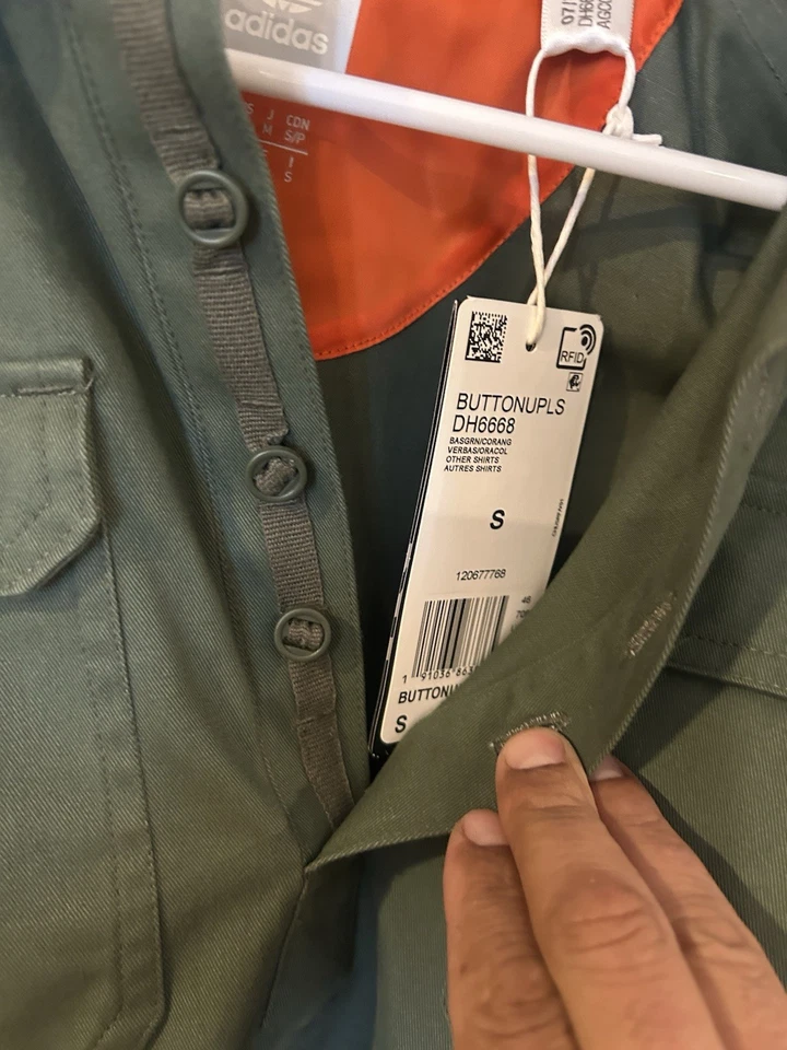 Adidas Military Green Jacket - Image 3 of 3