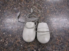 Lot of (2) Genuine Apple Desktop Bus ADB Mouse II M2706 - EXCELLENT Condition