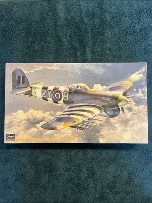 Hasegawa 1/48 Scale Hawker Typhoon Mk.Ib with Tear Drop Canopy model kitJT60.