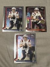 2025 Topps Chrome Football - Drake Maye Future Stars #FS-7 Patriots + 2 Base