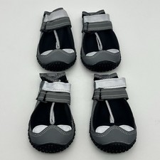 4pcs Large Dog Shoes Boots Paw Protector Reflective Strip Anti-slip