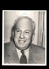 Warren Giles JSA Loa Signed 8x10 Photo Autograph