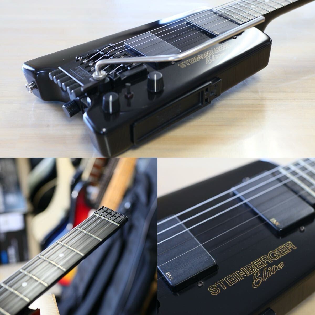 ギター garagetele Electric Guitar Steinberger GL-2T Elite Black with Soft Case