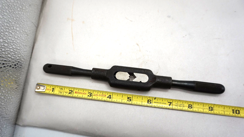 GTD Greenfield Mass USA No. 14 Adjustable Tap & Die Handle Wrench Vtg. Tool 9" - Picture 3 of 3