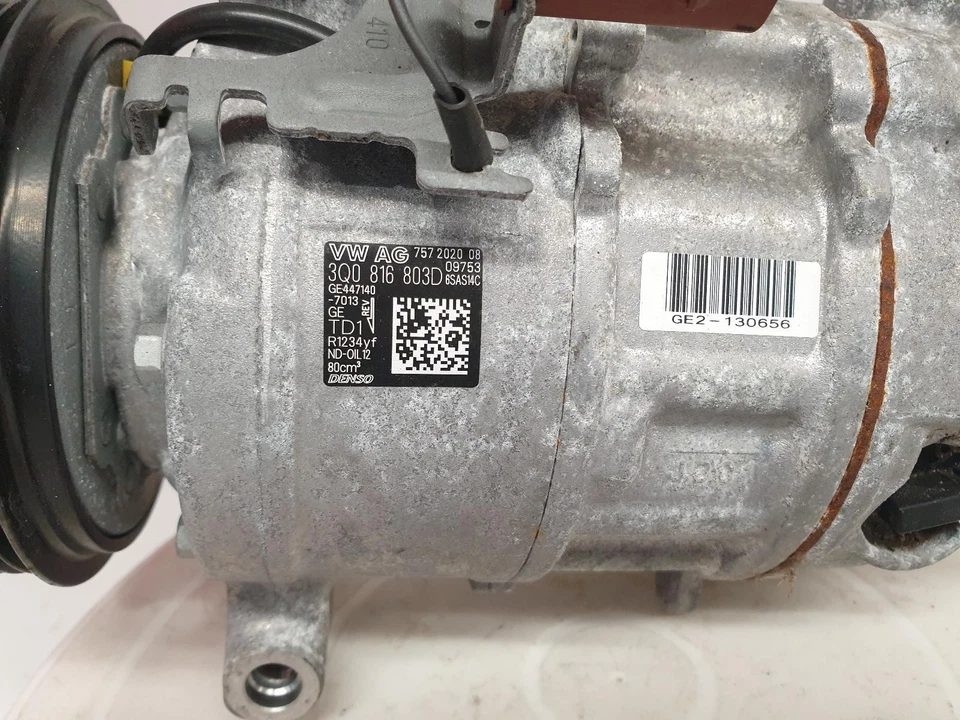 AUDI A1 AIR CON COMPRESSOR A/C PUMP 2020 1.5L PETROL DPCA EU6 RDE2 - Image 3 of 4