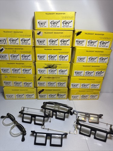 Lot Of 20+ TELESIGHT MAGNIFIER Glasses JEWELERS/MACHINIST FOR PARTS/REPAIR - Picture 2 of 24
