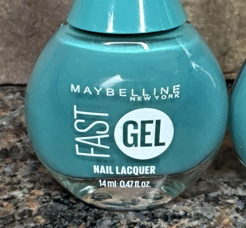 2X Maybelline Fast Gel Nail Lacquer 300 Tropic Aqua - Image 2 of 4