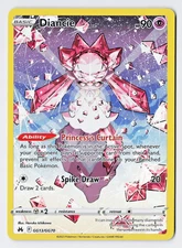 Diancie GG13/GG70 - Pokemon Crown Zenith: Galarian Gallery Ultra Rare Holo NM