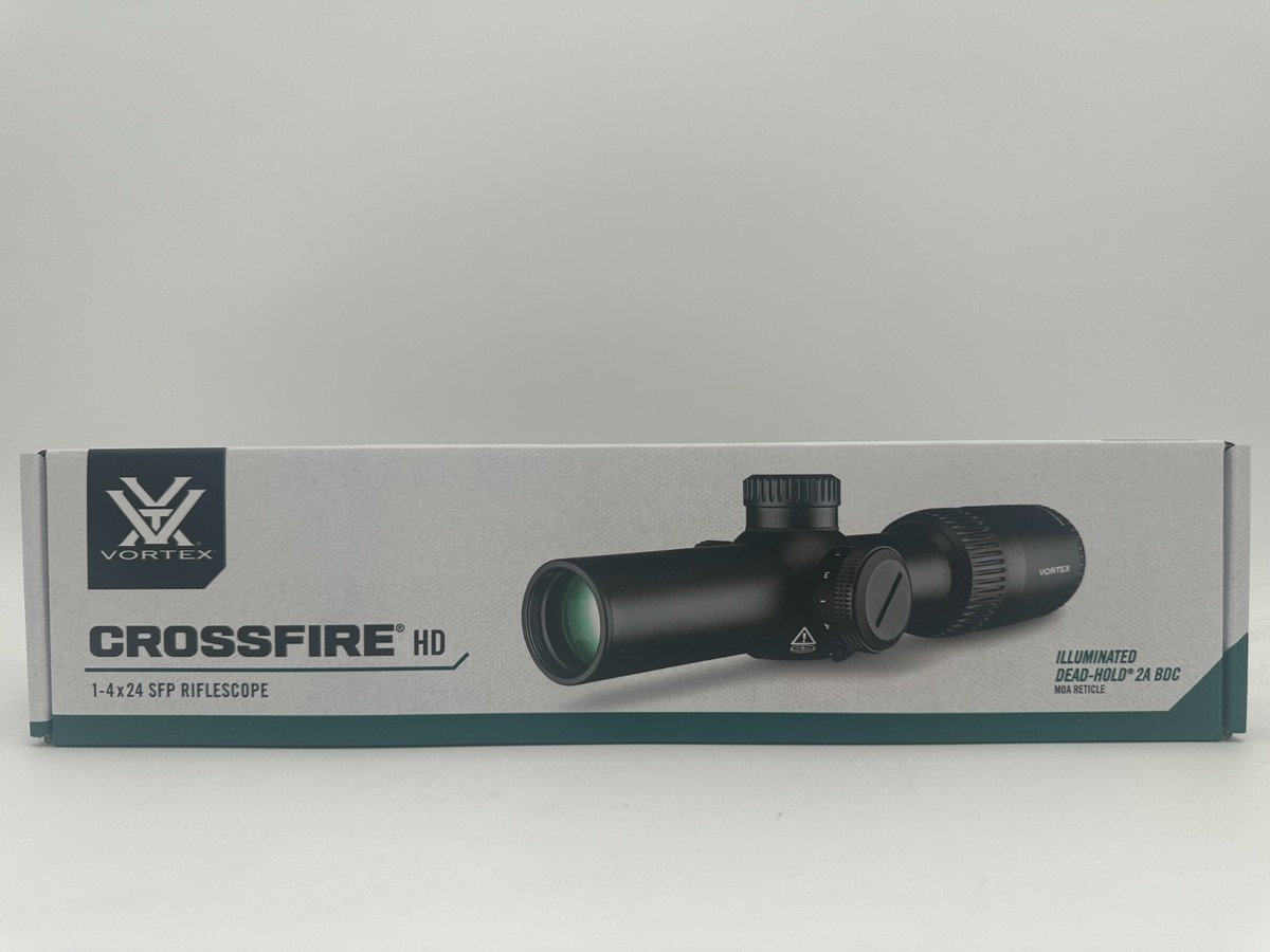 VORTEX Crossfire HD 1-4x24 Illuminated Dead-Hold 2A BDC MOA