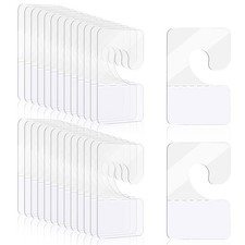 100Pcs Sticky Hang Tabs, Self Adhesive JHook Hanging Tabs Plastic Hang Tags f...