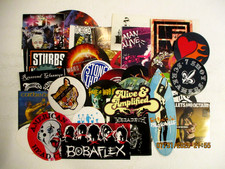 LOT OF 34 PUNK ROCK BAND PROMO DECALS/STICKERS HEAVY METAL