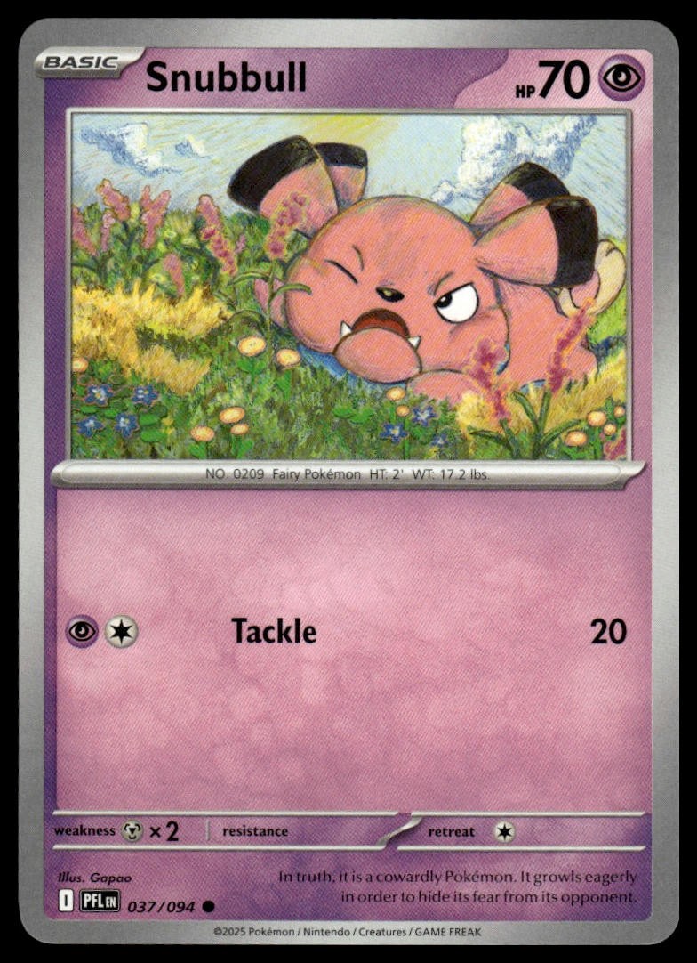 Snubbull ME02: Phantasmal Flames 037/094 Normal NM