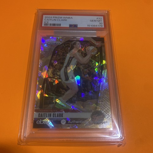 Caitlin Clark 2024 Panini Prizm ICE RC - PSA 10 Gem Mt