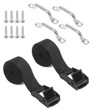 bylikeho 1" x 48" 4ft Battery Tie Down Strap,Car 1 inch x 48 inches, Black