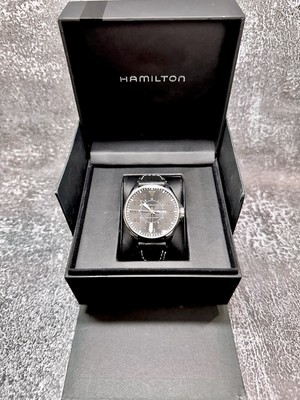 Paper [Near MINT] Hamilton H647150 Khaki Pilot Automatic Black Dial Men's Watch 