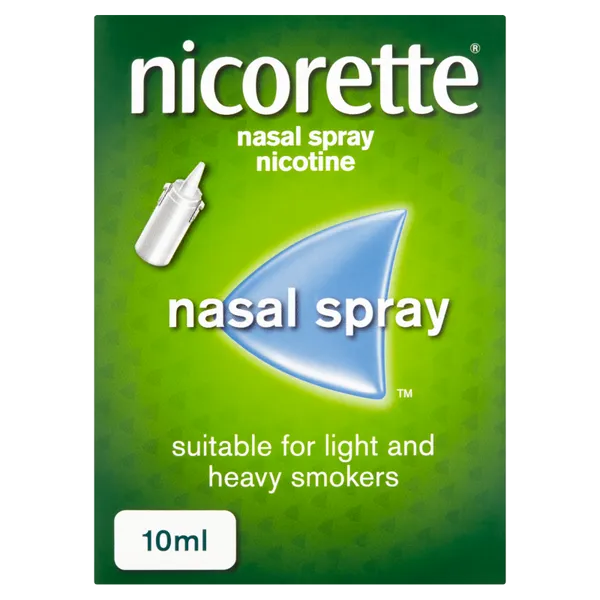 Nicorette Nasal Spray Nicotine 10ml - Stop Smoking Vaping - Long Expiry