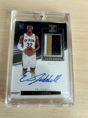 2022 Panini Impeccable E.J. Liddell Rookie Patch Auto RPA #138 08/99 Pelicans RC