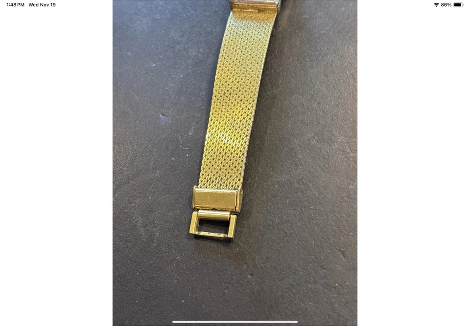 Reloj De Colección P36 Londor 60 Antichoc Damas Tono Dorado Para Piezas Reparación Restauración Foto 4 de 4