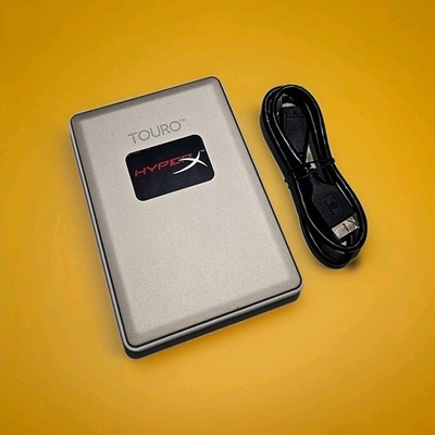 HGST Touro S 1TB 7200RPM USB 3.0 Portable External Hard Drive Gold w.Cable