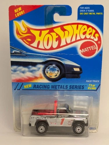 Vintage Hot Wheels Racing Metals Chrome Chevy Pickup Truck BYWAYMAN #336
