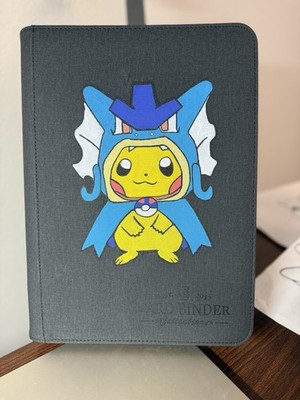 gyarados card binder Pokemon custom engraved New Shiny Gyarados 4 Pocket Custom