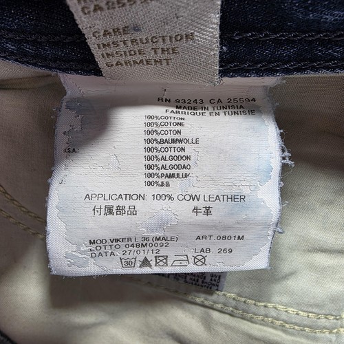 Diesel Jeans Herren 32 Blau Viker Regular Straight Button Fly Wash 0201M - Bild 15 von 15