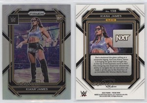 2023 Panini Prizm WWE Silver Prizm Kiana James #138 Rookie RC