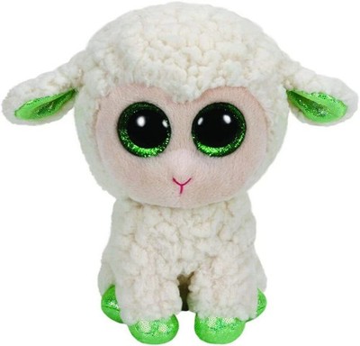 TY Beanie Boo Lala weiß/grün Schaf Medium 39667 9'' HOCH ****NEU