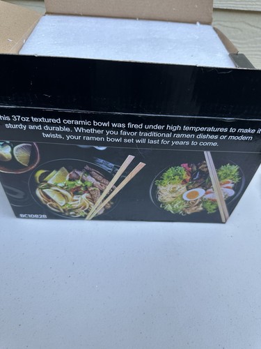 Ovente 8-teiliges 37 Unzen Keramik Ramen Schüssel Set - Bild 2 von 5