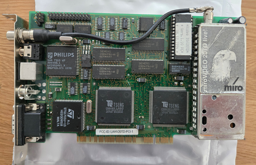 PCI Grafikkarte Miro Video 20 TD Live! Tseng ET4000 W32P 2 MB RAM
