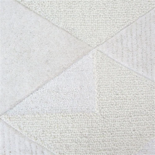 Uttermost La Veta 72x108" Modern Style Wool Rug in White Finish - Picture 3 of 3