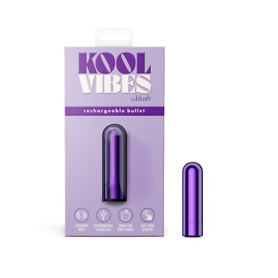 Blush Kool Vibes Rechargeable Clitoral Bullet Vibrator Adult Sex Toy Grape  | eBay