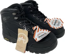 Men's Nevados Work Steel Toe Boot Shoe BLACK Black Size 8 M Quality Brand New