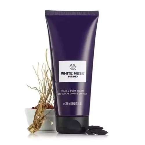 THE BODY SHOP Men White Musk Sustainable Hair & Body Wash 200ml Best Quality - Picture 2 of 3