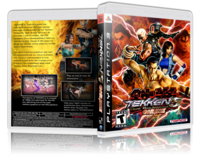 Tekken 5: Dark Ressurection Online - Replacement PS3 Cover and