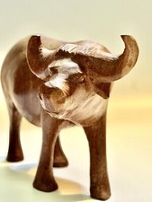 Vintage Hand Carved Wooden Water Buffalo/Ox