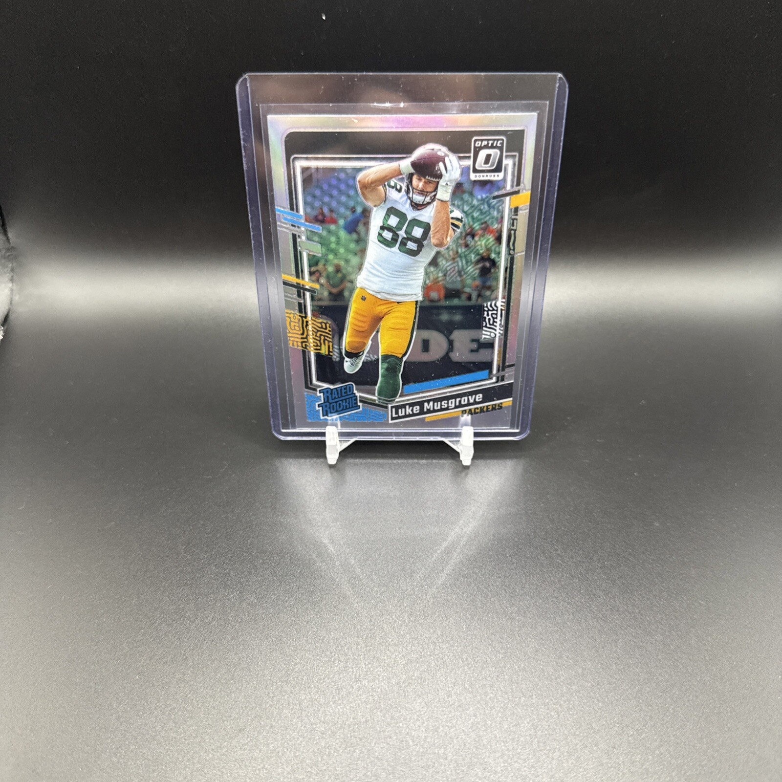 2023 Panini Donruss Optic Luke Musgrave Holo RC #241 Packers