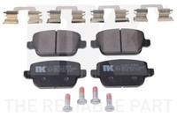 NK 222567 Bremsbelagsatz, Scheibenbremse FüR Ford Land Rover Volvo