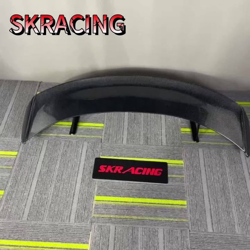 Carbon Fiber Rear Spoiler Wing GT4 Style For Porsche 718 981 987 Boxster Cayman - Video 1 of 1