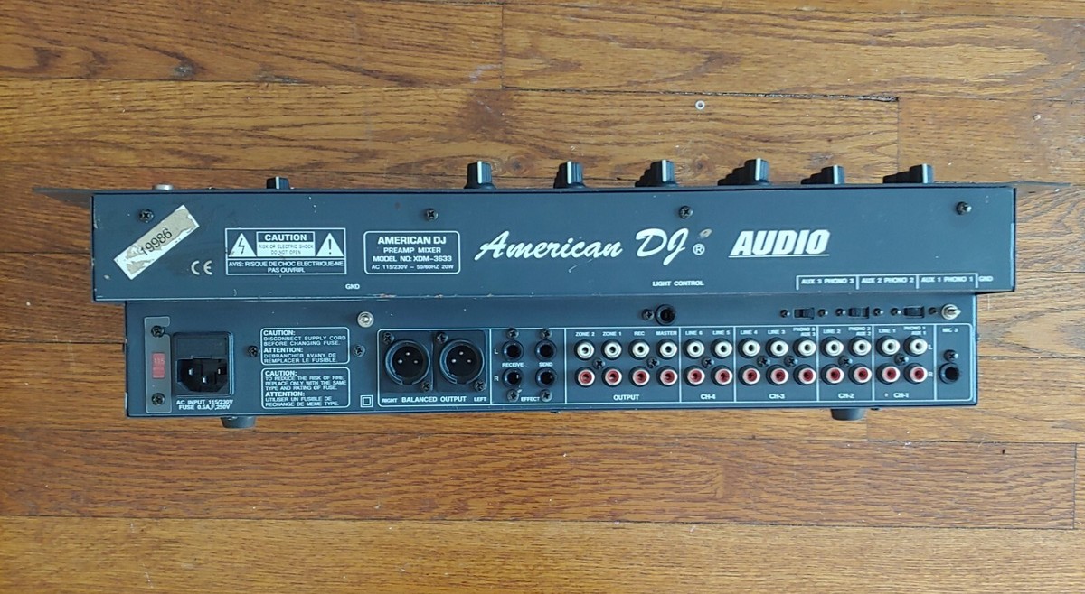 American DJ Audio XDM-3633 Commander - w/ case Pro DJ Mixer