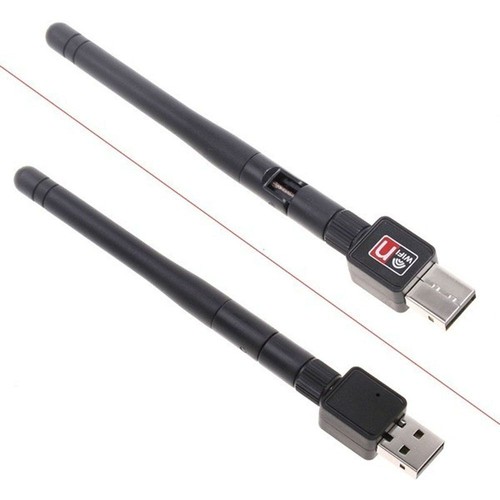 Stick PC Card Wireless LAN Dongle Computer Mini Adapter Antenna USB Wifi - Photo 2/4