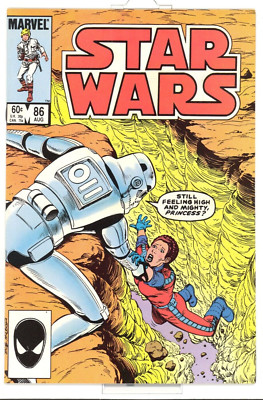 Star Wars #86 Near Mint VF NM (9.0) OW 1984 Marvel: Scratch on BC