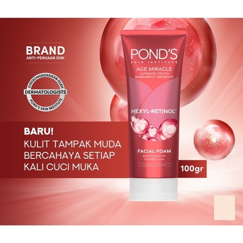 X2 Pond S Age Miracle Face Foam Anti Wrinkle Aging Cell Regen Cleansing Wash 90g - Bild 5 von 6