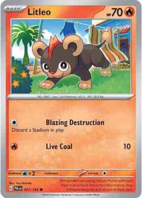 Littleo - 31/1993 - Common - Scarlet & Violet - Paldea Evolved - Pokemon Karte
