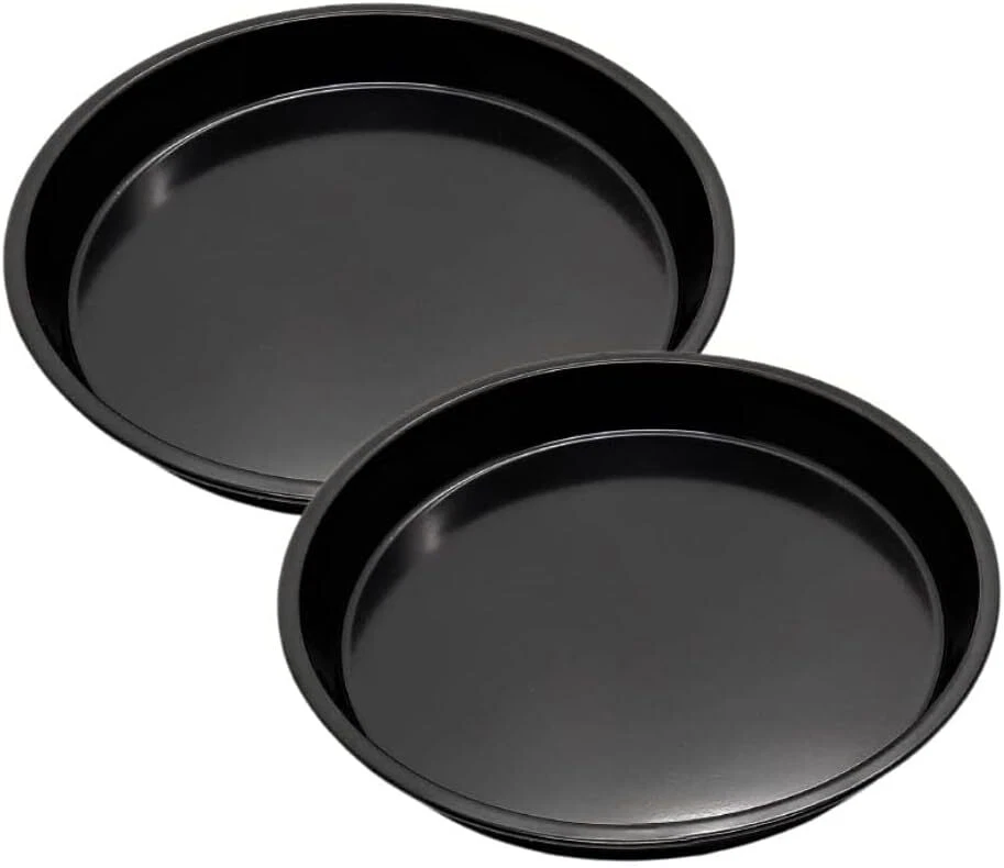Evercrafting Set of 2 Pizza Pan for Microwave(Convection Mode) Oven Baking Tray